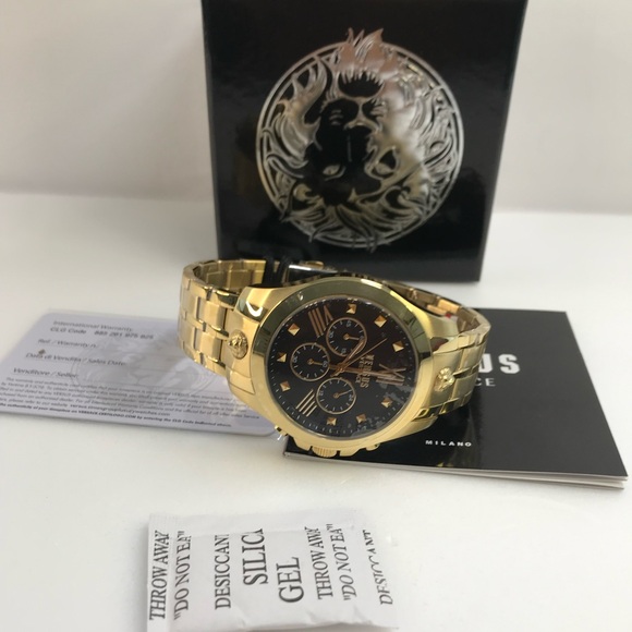 New Authentic VERSUS VERSACE Chrono Lion Bracelet Watch - Picture 16 of 16
